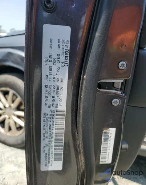 2015 Dodge Journey Sxt from USA, damaged, VIN 3C4PDCBG5FT711297